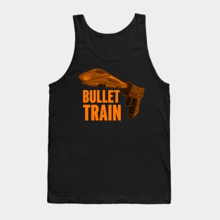 Cool Awesome Bullet Train Original Photographic Gun Art For Gun Fans Tank Top